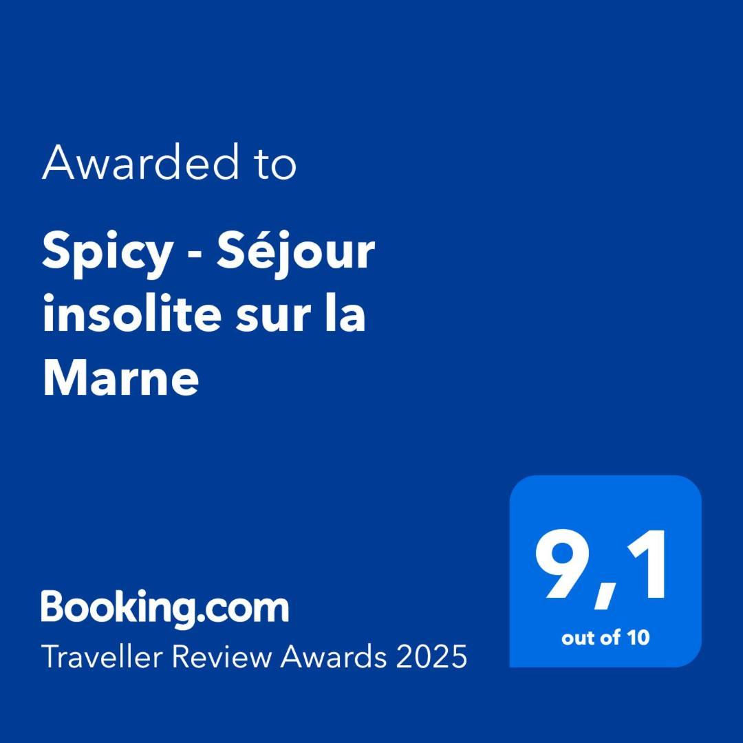 Spicy - Sejour Insolite Sur La Marne مو المظهر الخارجي الصورة